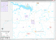 Appanoose Wall Map Premium Style