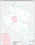 Appling Wall Map Premium Style