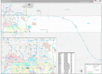 Arapahoe Wall Map Premium Style