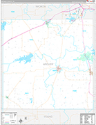 Archer Wall Map Premium Style