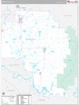 Arkansas Wall Map Premium Style