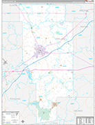 Ashland Wall Map Premium Style