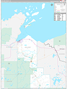 Ashland Wall Map Premium Style