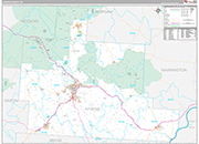 Athens Wall Map Premium Style