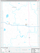 Aurora Wall Map Premium Style