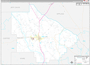 Bacon Wall Map Premium Style