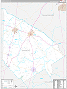 Bamberg Wall Map Premium Style