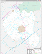 Banks Wall Map Premium Style