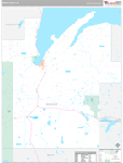 Baraga Wall Map Premium Style