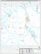 Barron Wall Map Premium Style