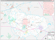Barrow Wall Map Premium Style