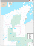 Bayfield Wall Map Premium Style