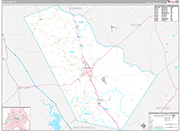 Bee Wall Map Premium Style