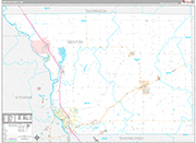 Benton Wall Map Premium Style