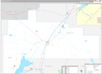 Bingham Wall Map Premium Style