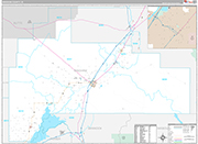 Bingham Wall Map Premium Style
