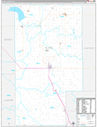 Blaine Wall Map Premium Style