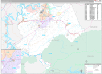 Blount Wall Map Premium Style