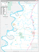 Bolivar Wall Map Premium Style