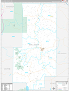 Bollinger Wall Map Premium Style