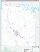 Boone Wall Map Premium Style