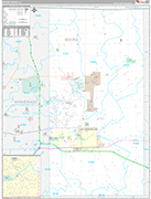 Boone Wall Map Premium Style