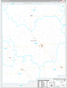 Boone Wall Map Premium Style