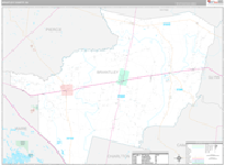 Brantley Wall Map Premium Style