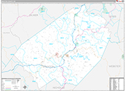 Braxton Wall Map Premium Style