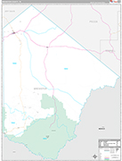 Brewster Wall Map Premium Style