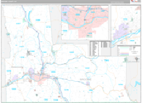 Broome Wall Map Premium Style