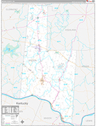 Brown Wall Map Premium Style