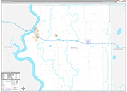 Brule Wall Map Premium Style