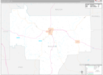 Bullock Wall Map Premium Style