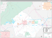 Burke Wall Map Premium Style