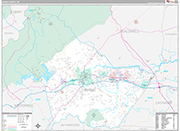Burke Wall Map Premium Style