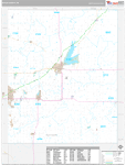 Butler Wall Map Premium Style