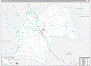 Butler Wall Map Premium Style