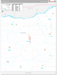 Butler Wall Map Premium Style