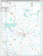 Butler Wall Map Premium Style