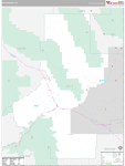 Butte Wall Map Premium Style