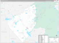 Calaveras Wall Map Premium Style