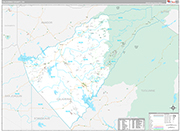 Calaveras Wall Map Premium Style