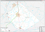 Caldwell Wall Map Premium Style