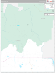 Camas Wall Map Premium Style