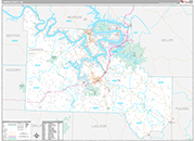 Camden Wall Map Premium Style