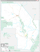 Cameron Wall Map Premium Style