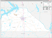 Camp Wall Map Premium Style