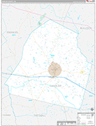 Candler Wall Map Premium Style