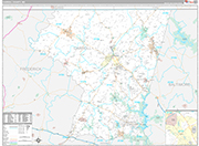 Carroll Wall Map Premium Style